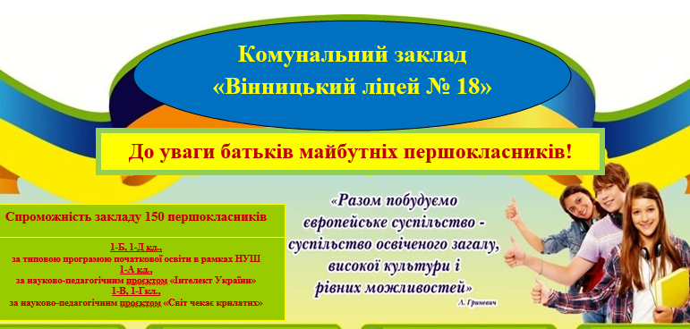 Для батьків майбутніх першокласників 2024-2025 н.р.